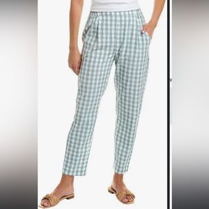 Hunter Bell Miranda Pants- Green gingham
